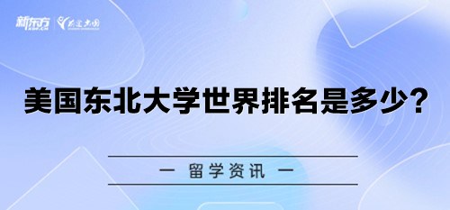 美国东北大学世界排名是多少？