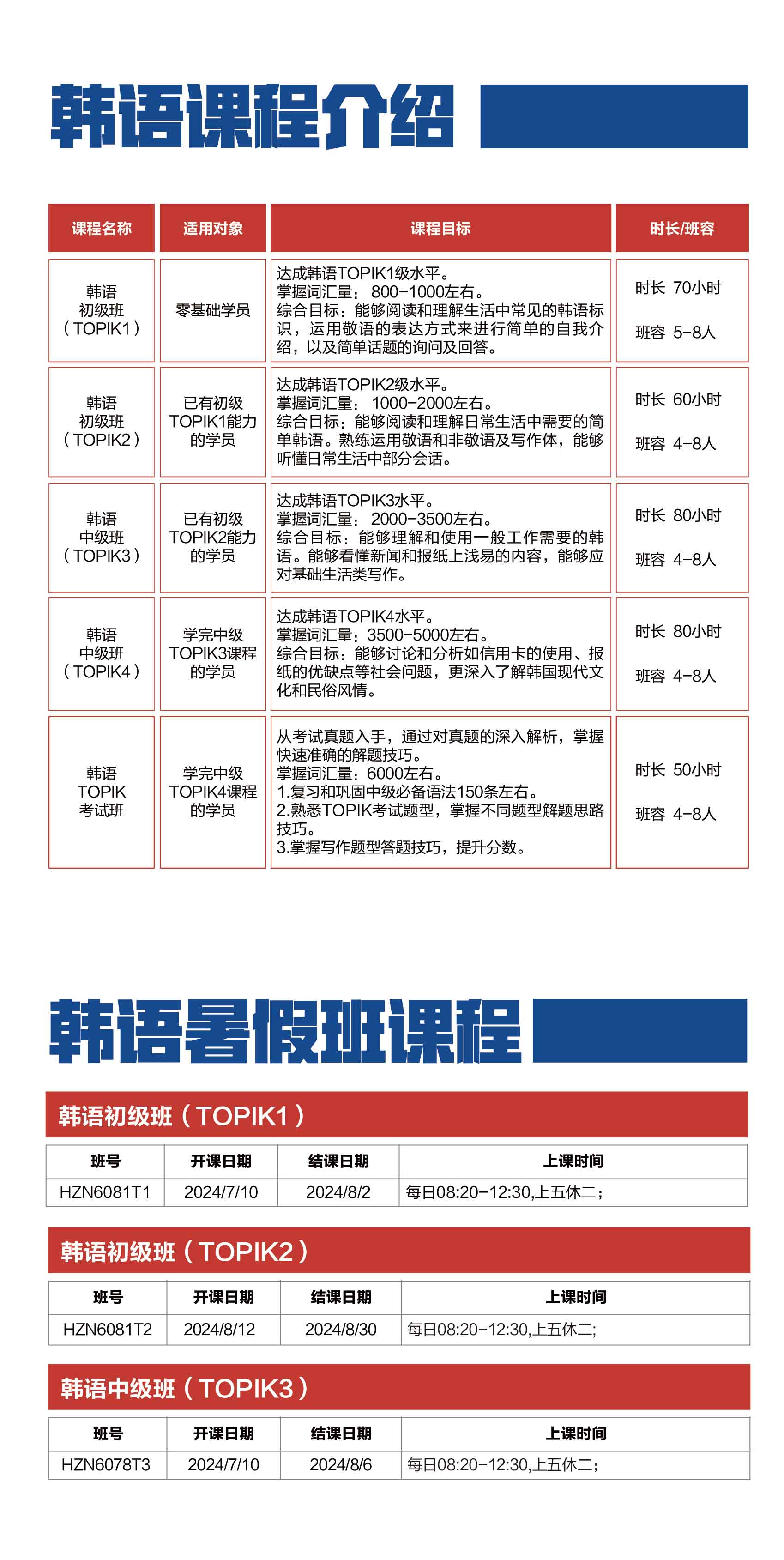 2024新东方小语种暑假班更新上线啦！